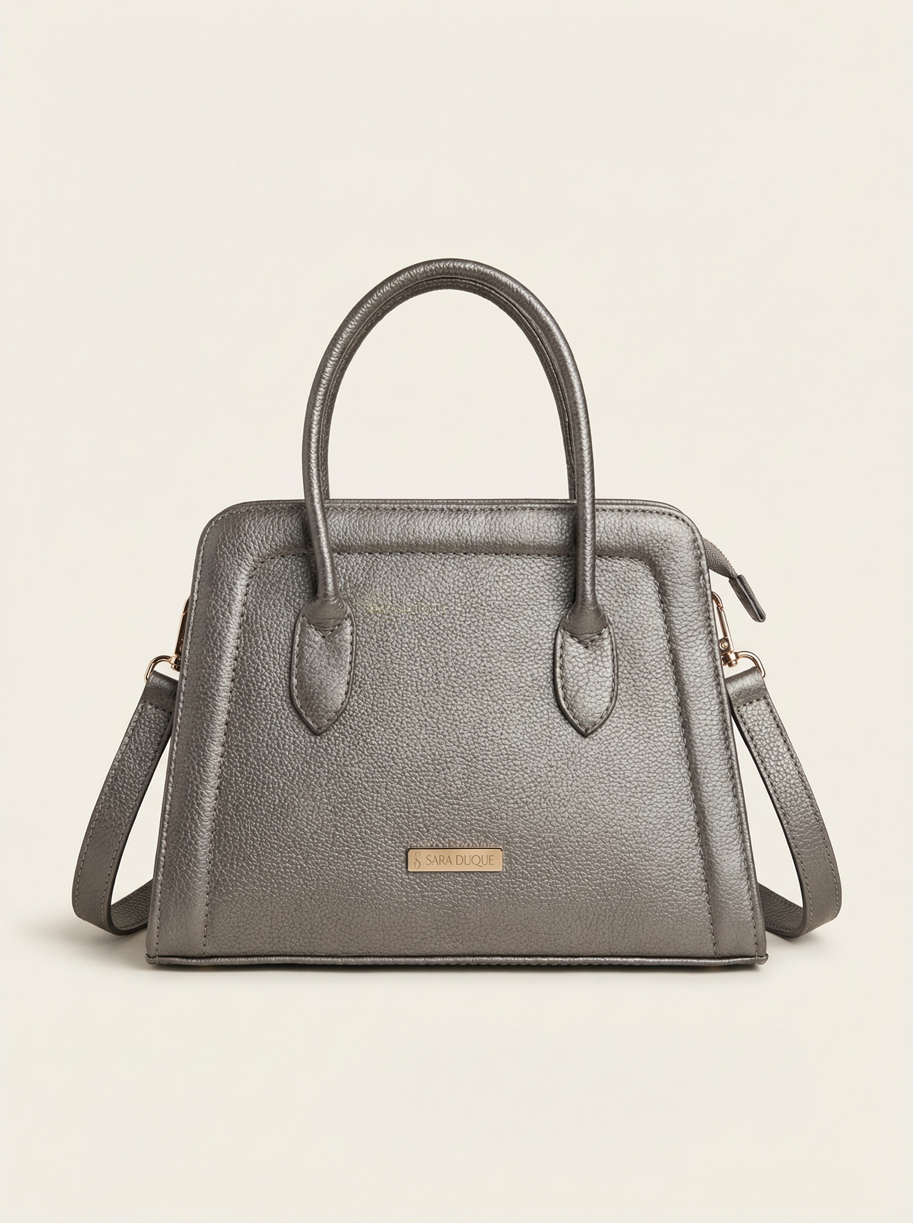 bolso gris