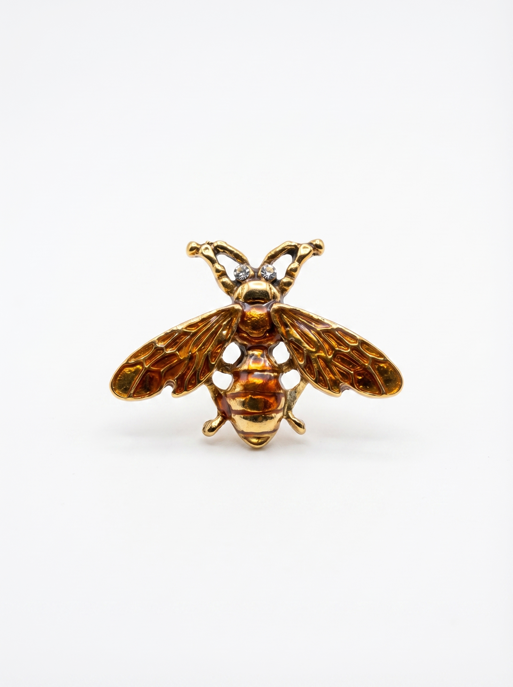 Prendedor Insecto Avispa Pin Bronce