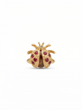 Prendedor Insecto Cucarrón Morado/Dorado