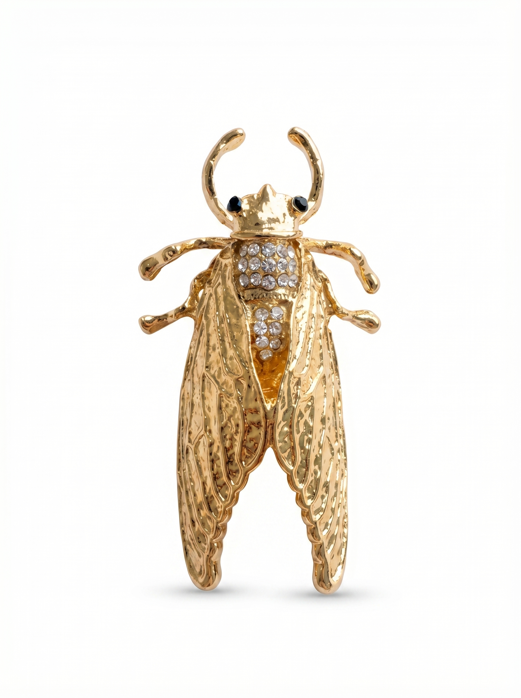 Prendedor Insecto Dorado