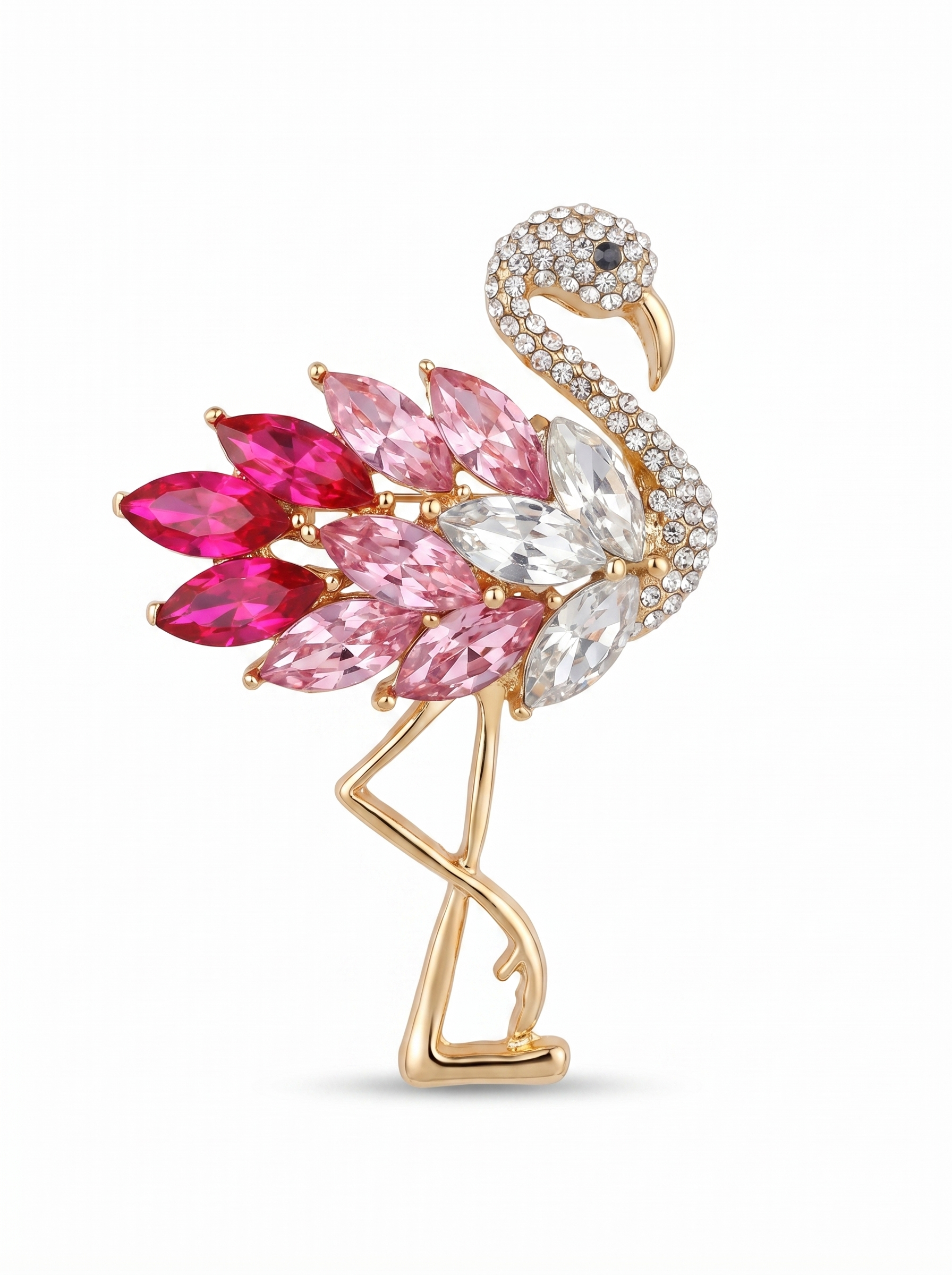Prendedor Flamenco Rosado