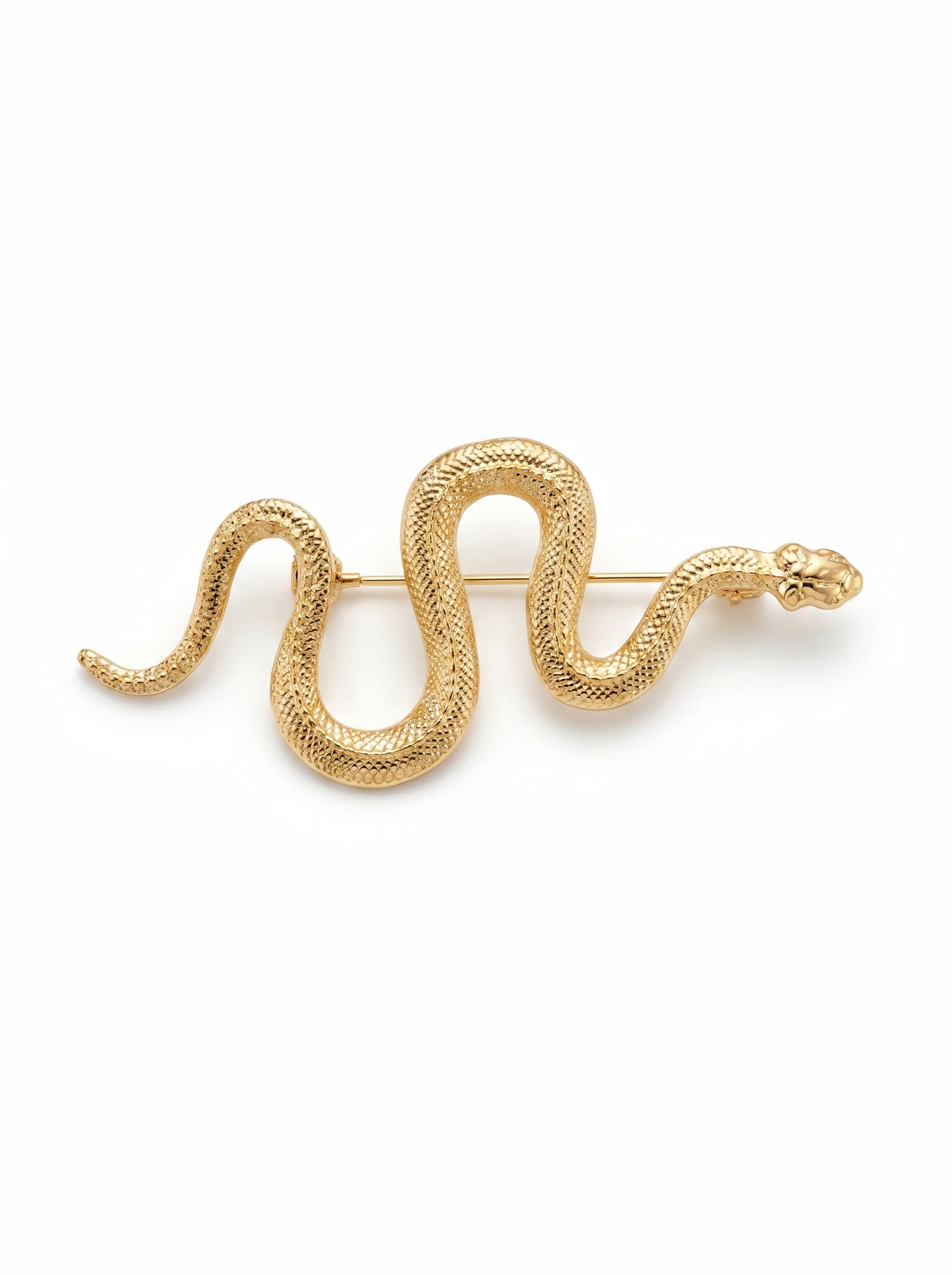 Prendedor Serpiente Dorada