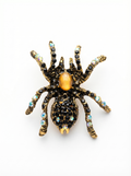 Prendedor Araña Morada Cristales