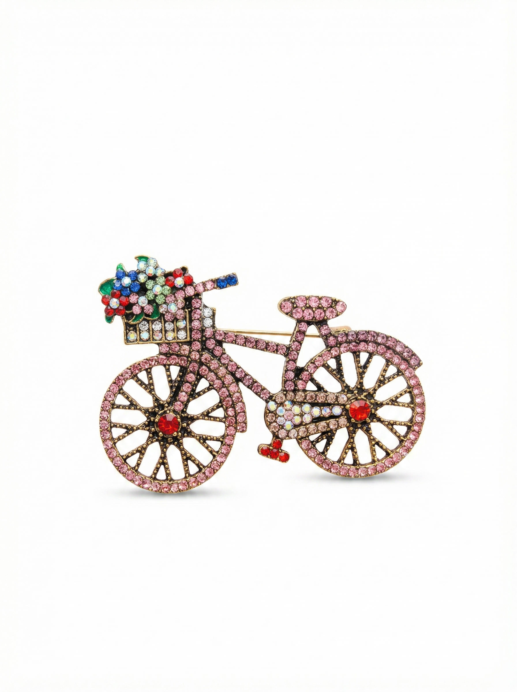 Prendedor Bicicleta Canasta Piedras