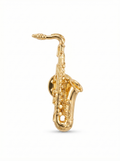 Prendedor Saxofón Dorado