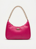manos libres cuero fucsia